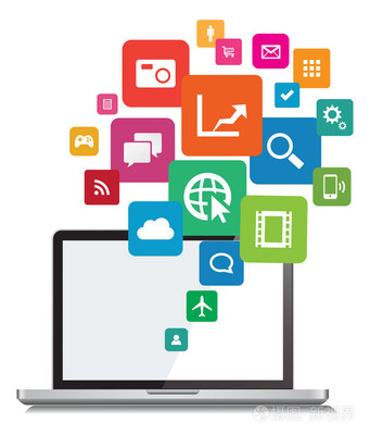 筆記本電腦應(yīng)用云網(wǎng)絡(luò)矢量設(shè)計在計算機應(yīng)用中的前景與價值